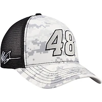 Casquette réglable Alex Bowman à camouflage numérique de la collection Hendrick Motorsports Team pour hommes