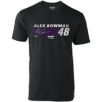 T-shirt Hendrick Motorsports Team Collection Heather Charcoal Alex Bowman pour homme