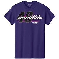 Men's Hendrick Motorsports Team Collection Purple Alex Bowman Car T-Shirt