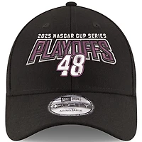 Men's New Era Black Alex Bowman 2025 NASCAR Cup Series Playoffs 9FORTY Adjustable Hat