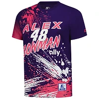 Men's Starter Purple Alex Bowman Touchdown Extreme T-Shirt