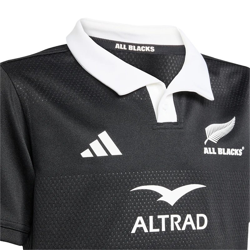 Maillot réplique domicile All Blacks adidas 2025/26 - Noir Jeune