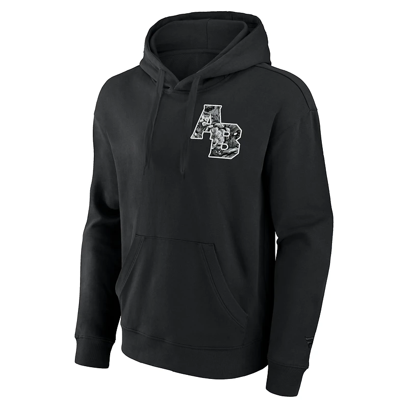 Sweat à capuche floral All Blacks Fanatics - Noir