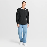 Polo à manches longues All Blacks Fanatics Tipped - Noir