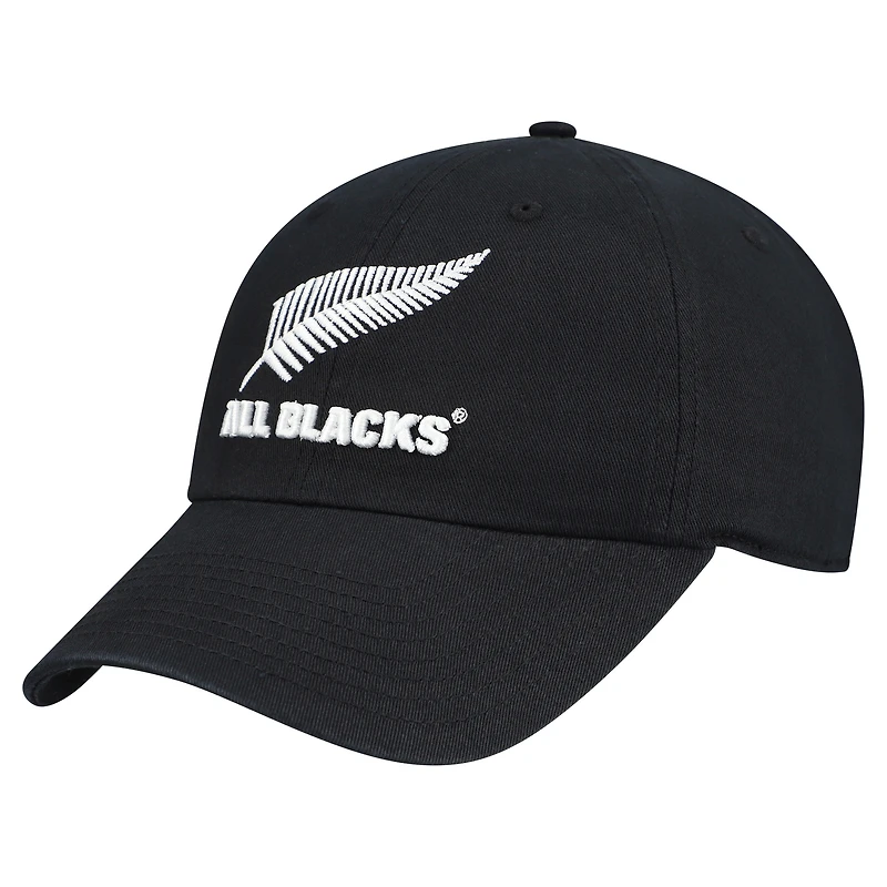 Men's '47 Black All Blacks Generic Mass Clean Up Adjustable Hat