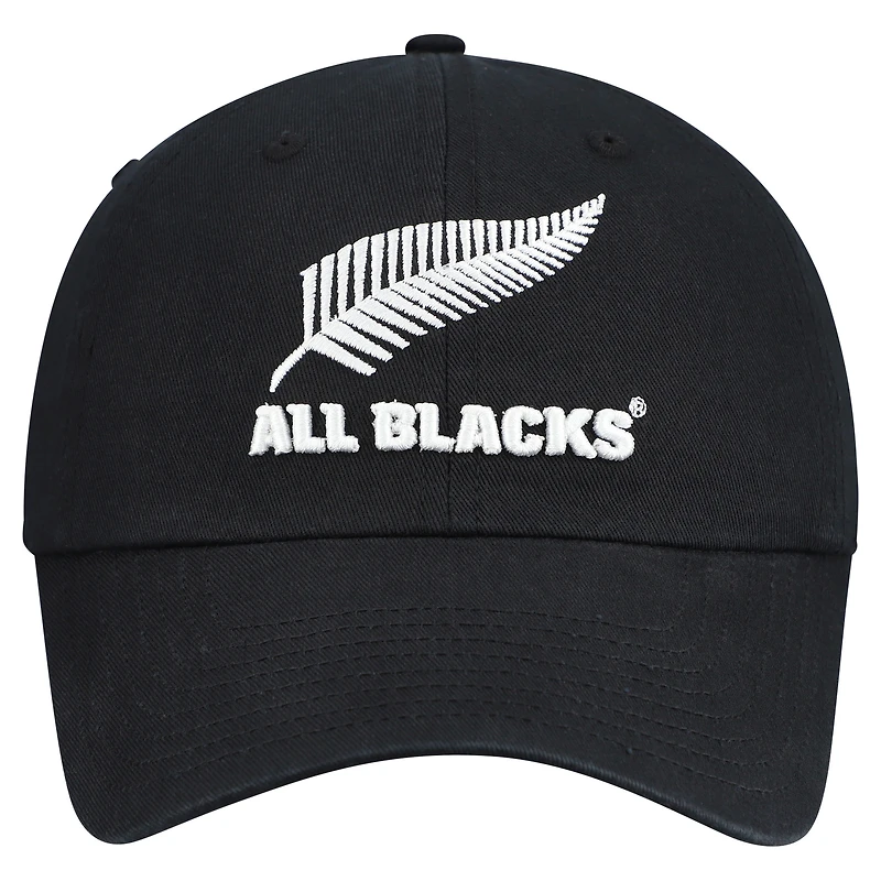 Men's '47 Black All Blacks Generic Mass Clean Up Adjustable Hat