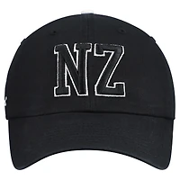 Men's '47 Black All Blacks Generic Mass Clique Clean Up Adjustable Hat