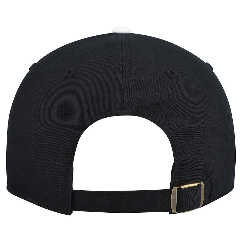 Men's '47 Black All Blacks Generic Mass Clique Clean Up Adjustable Hat