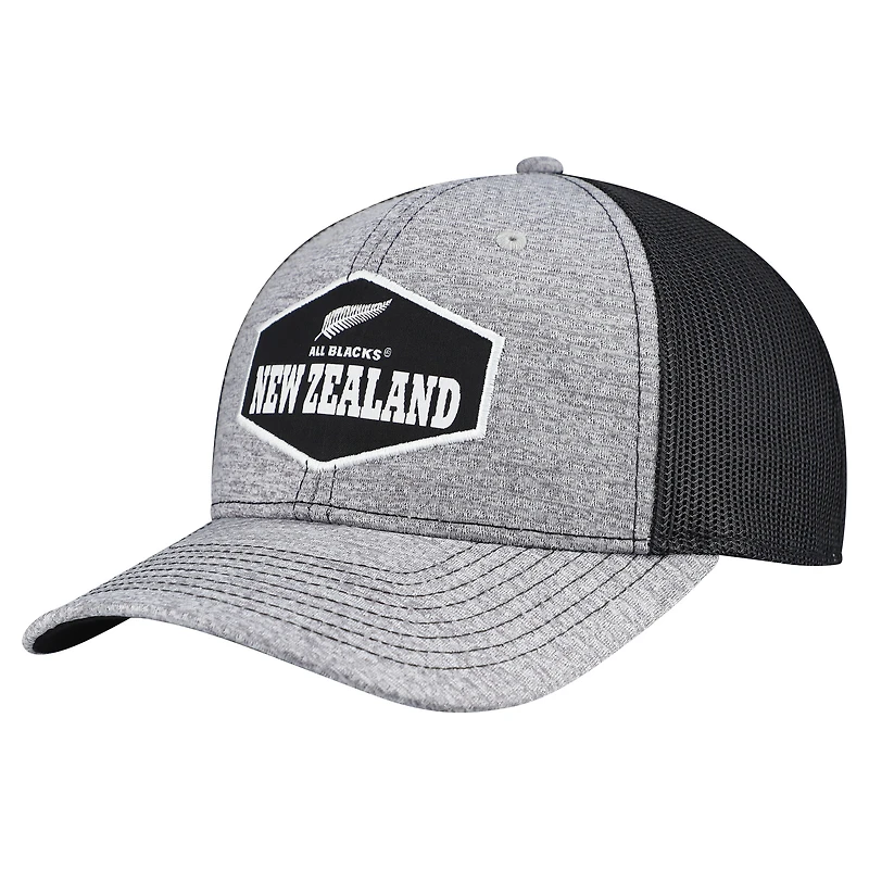 Casquette trucker ajustable pour homme, modèle 47 Gray All Blacks, écusson générique Mass Rodeo.