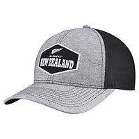 Casquette trucker ajustable pour homme, modèle 47 Gray All Blacks, écusson générique Mass Rodeo.