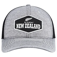 Men's '47 Gray All Blacks Generic Mass Rodeo Patch Trucker Adjustable Hat