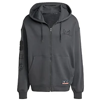 Men's All Blacks adidas Full-Zip Hoodie - Black