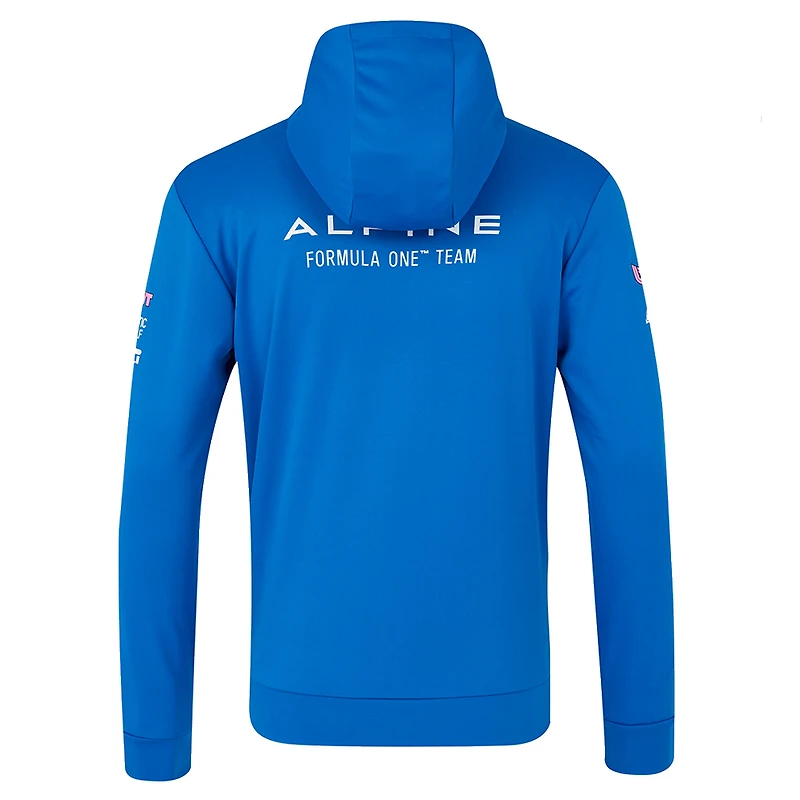 Men's Castore Blue Alpine Formula 1 Team Overhead Hoodie