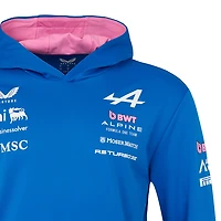 Men's Castore Blue Alpine Formula 1 Team Overhead Hoodie