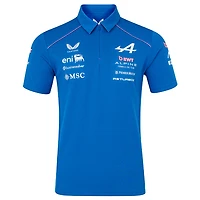 Men's Castore Blue Alpine Formula 1 Team Polo