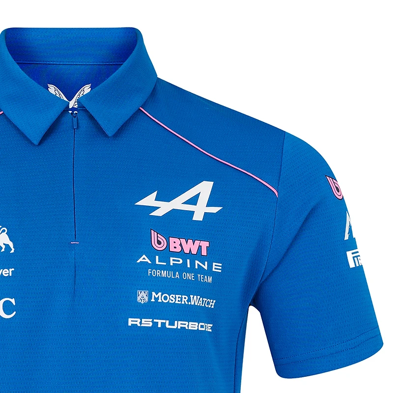 Polo homme Castore Blue Alpine Formula 1 Team
