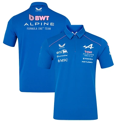 Men's Castore Blue Alpine Formula 1 Team Polo