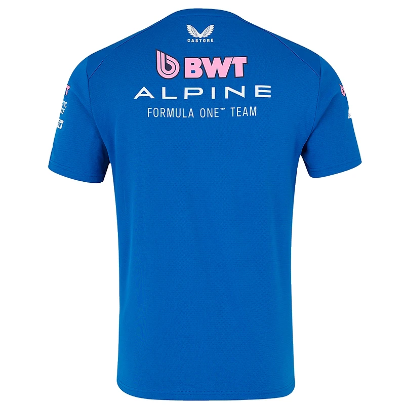 Men's Castore Blue Alpine Formula 1 Team Set Up T-Shirt