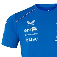 Men's Castore Blue Alpine Formula 1 Team Set Up T-Shirt