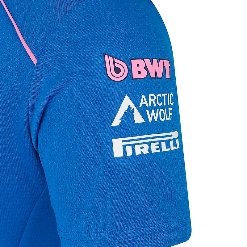 Men's Castore Blue Alpine Formula 1 Team Set Up T-Shirt