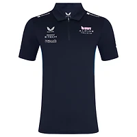 Polo bleu marine Alpine Team Wear 2025 pour homme de Castore