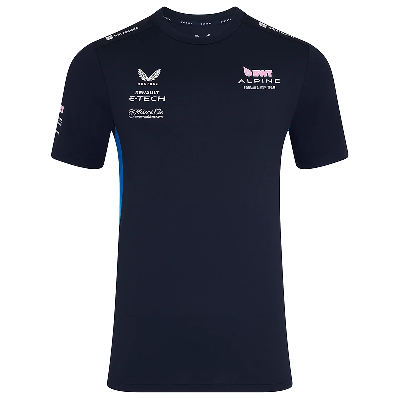 Men's Castore Navy Alpine 2025 Team Wear Set Up T-Shirt