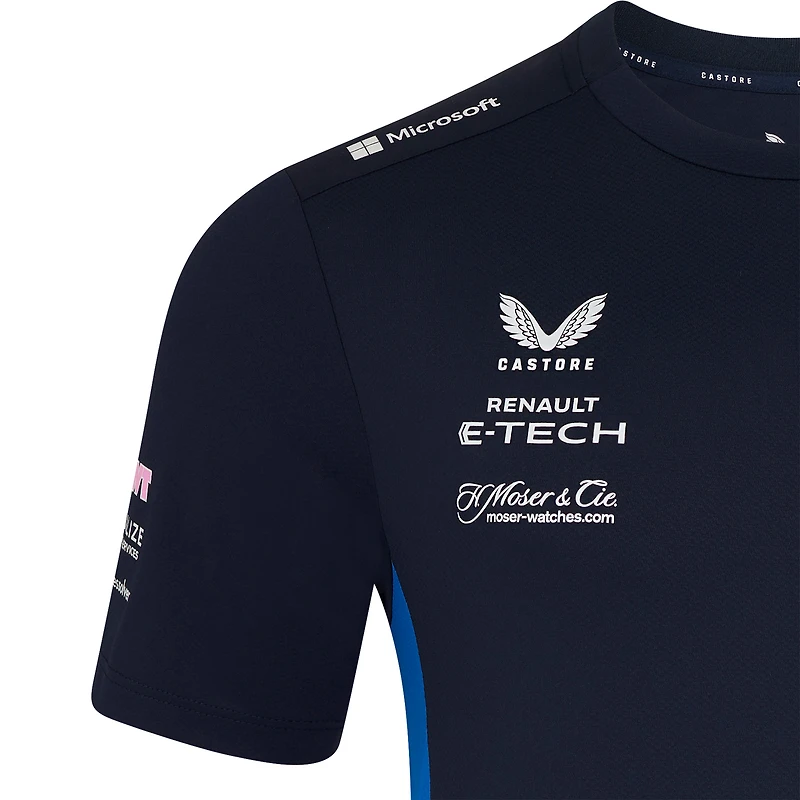 Men's Castore Navy Alpine 2025 Team Wear Set Up T-Shirt