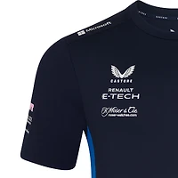 Men's Castore Navy Alpine 2025 Team Wear Set Up T-Shirt
