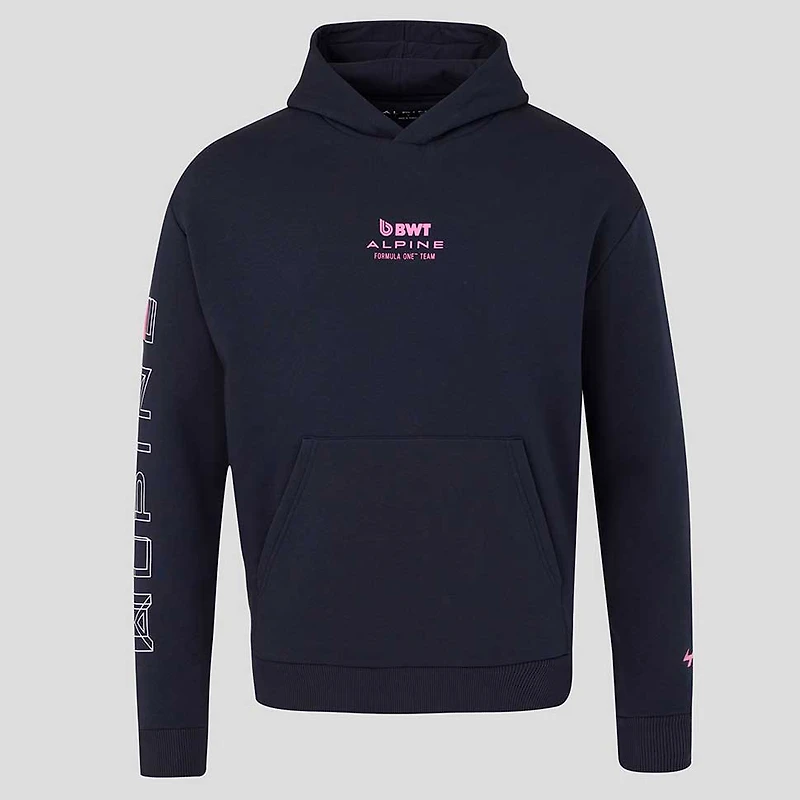 Men's Castore  Navy Alpine Sleeve Graphic Relaxed Hoodie