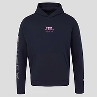 Men's Castore  Navy Alpine Sleeve Graphic Relaxed Hoodie