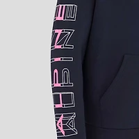 Sweat à capuche décontracté Castore noir manches courtes et motif alpin pour homme