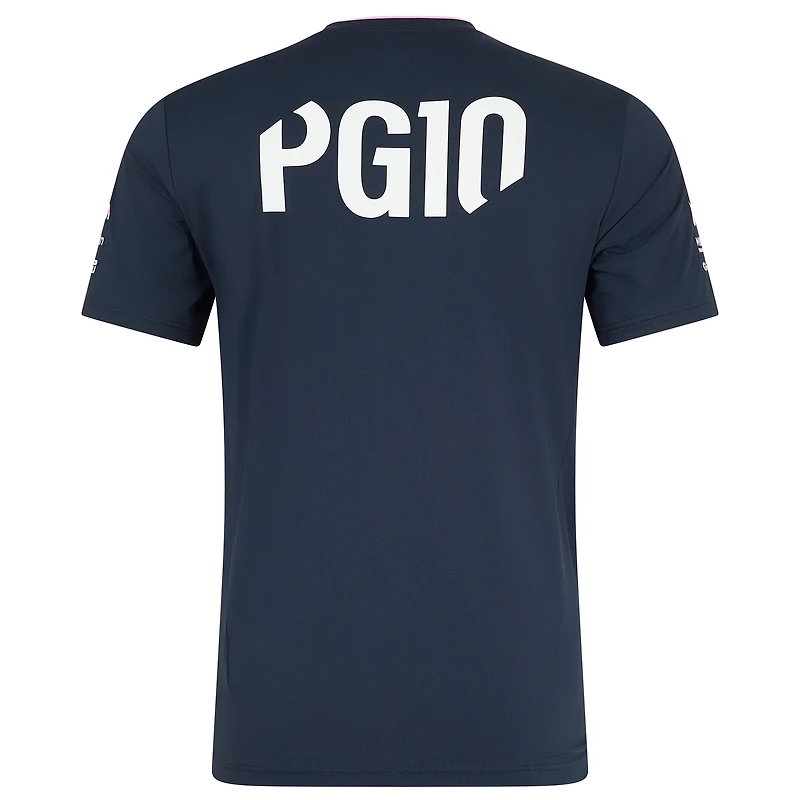 T-shirt pilote bleu marine Castore Pierre Gasly Team Wear Alpine 2025 pour homme