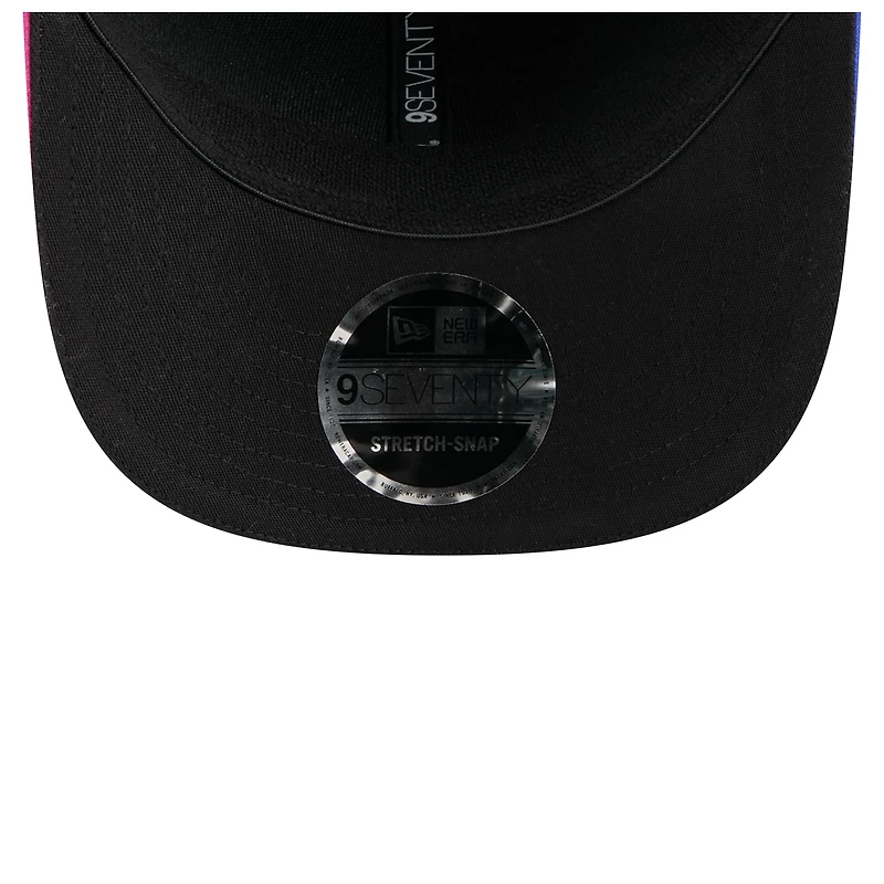 Casquette ajustable New Era Alpine noire pour homme, modèle spécial 9SEVENTY, Grand Prix de Las Vegas 2025