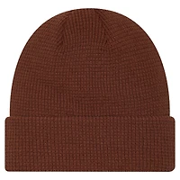 Men's New Era  Brown Alpine Waffle Cuffed Knit Hat
