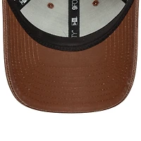 Casquette ajustable 9FORTY délavée Alpine marron New Era pour homme