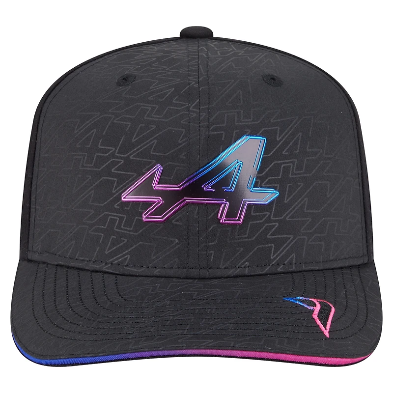 Men's New Era Jack Doohan Black Alpine 2025 Las Vegas Grand Prix Special 9SEVENTY Adjustable Hat