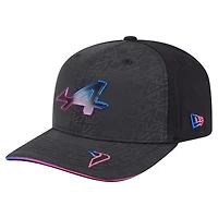 Men's New Era Jack Doohan Black Alpine 2025 Las Vegas Grand Prix Special 9SEVENTY Adjustable Hat
