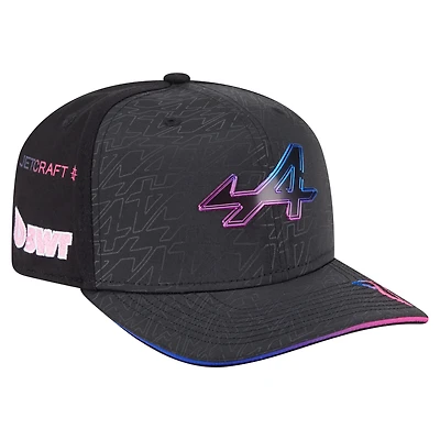 Men's New Era Jack Doohan Black Alpine 2025 Las Vegas Grand Prix Special 9SEVENTY Adjustable Hat