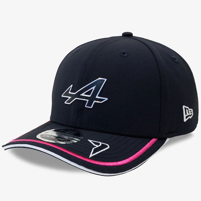 Casquette ajustable New Era Jack Doohan bleu marine Alpine Replica Driver 9SEVENTY pour homme