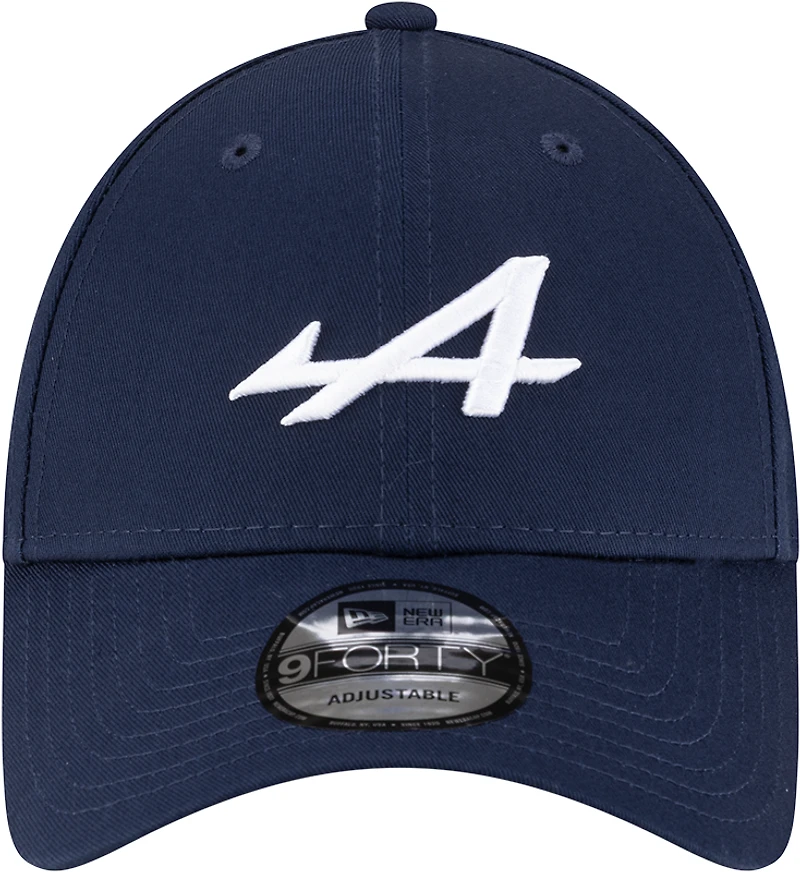 Casquette ajustable New Era Alpine Essential 9FORTY bleu marine pour homme