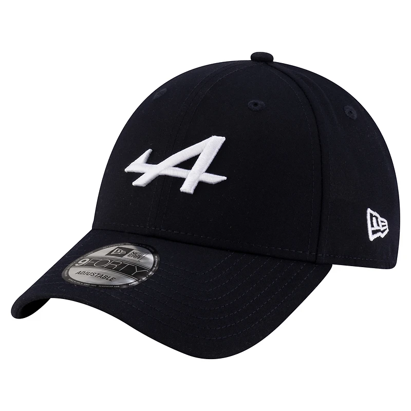 Casquette ajustable New Era Alpine Repreve 9FORTY bleu marine pour homme