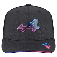 Casquette ajustable Pierre Gasly noire Alpine 2025 Las Vegas Grand Prix Special 9SEVENTY pour homme de New Era