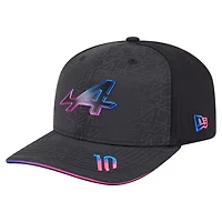 Casquette ajustable Pierre Gasly noire Alpine 2025 Las Vegas Grand Prix Special 9SEVENTY pour homme de New Era