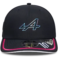 Casquette ajustable New Era Pierre Gasly bleu marine pour homme, modèle Alpine Replica Driver 9SEVENTY