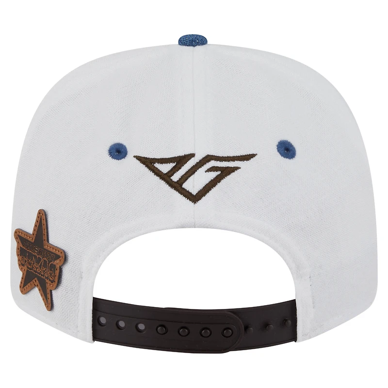 Casquette ajustable New Era Pierre Gasly White Alpine 2025 USA Grand Prix Special 9SEVENTY COOLERA pour homme