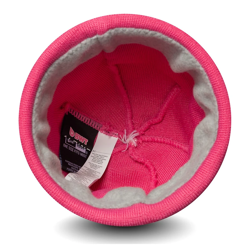 Bonnet à revers et pompon rose Alpine Team New Era pour homme