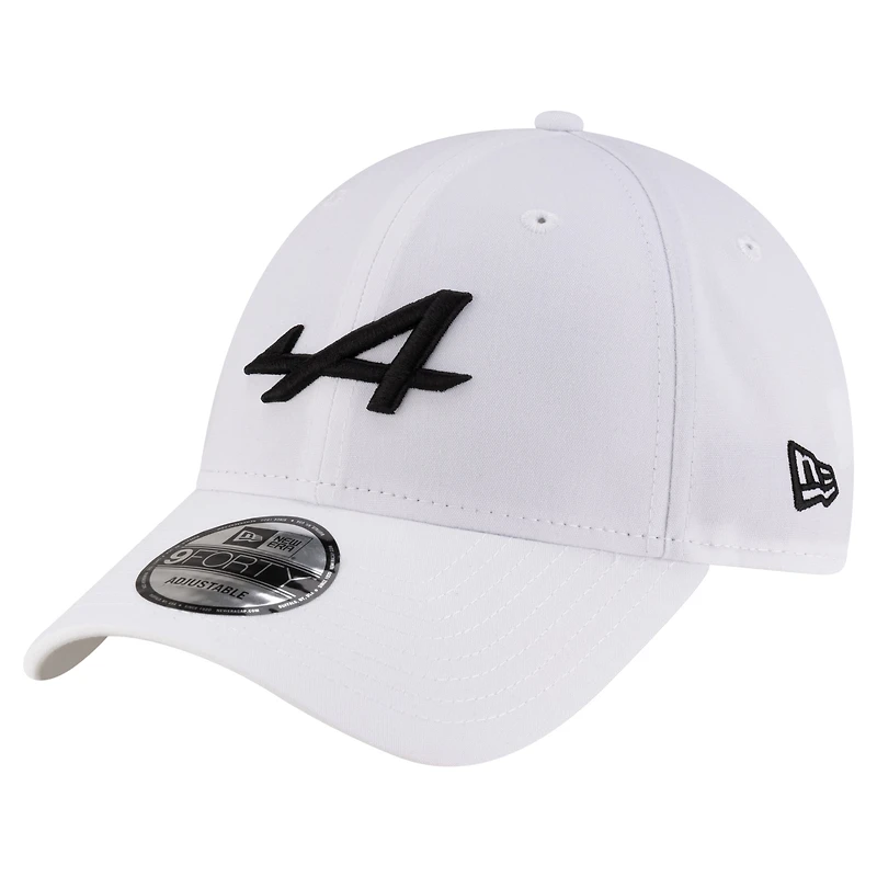 Men's New Era  White Alpine Essential 9FORTY Adjustable Hat