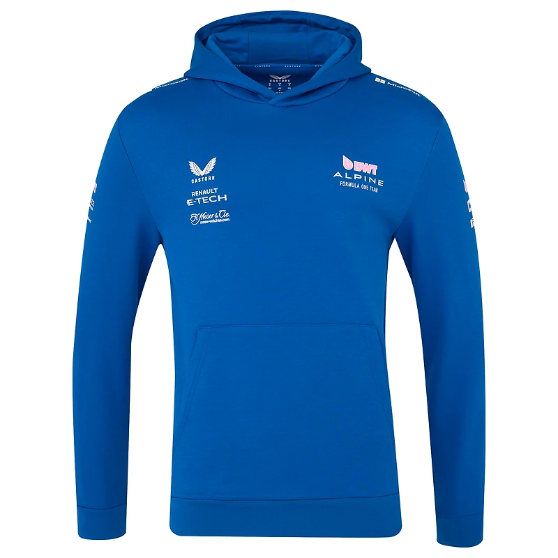Sweat à capuche unisexe Castore Blue Alpine 2025 Team Wear