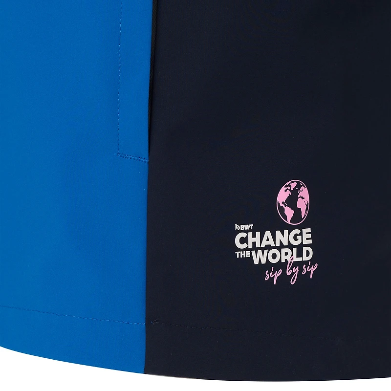 Veste unisexe Castore Blue Alpine 2025 Team Wear entièrement zippée et résistante à l'eau