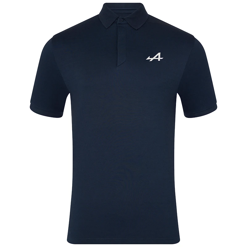 Polo unisexe bleu marine Alpine Core